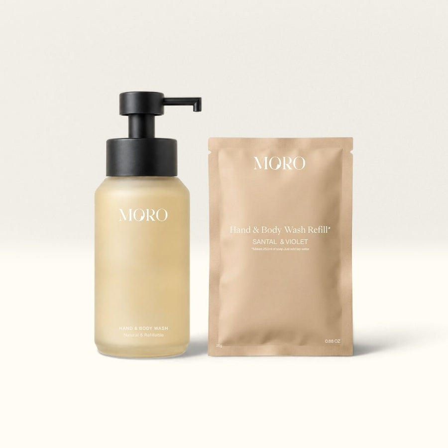 MORO Hand & Body Wash Santal starter kit
